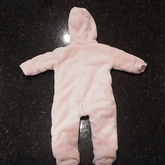 Absorba Pink Thick Plush Baby Sleeper Size 6-9 M - Picture 7 of 11